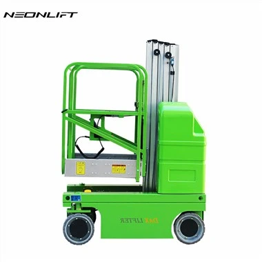 Nền tảng làm việc nhôm cột đơn điện có thể di chuyển
